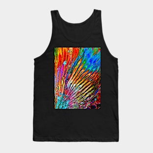 Rainbow fluid art Tank Top